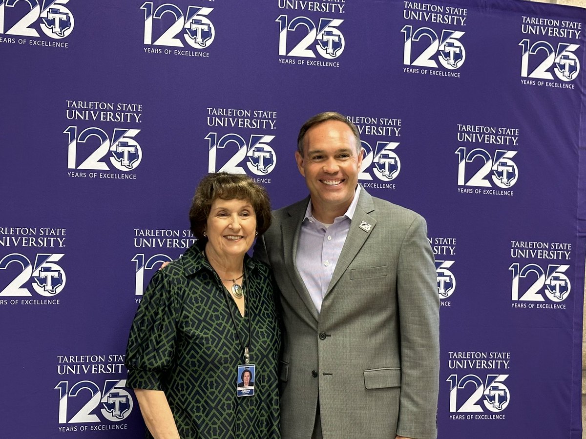sherribphd's tweet image. Celebrating 125 years of excellence at the Tarleton’s Waco Campus! Honoring the legacy of education, growth, and community. 💜

#TarletonWaco #125yearsstrong #bleedpurple #TarletonStateUniversity