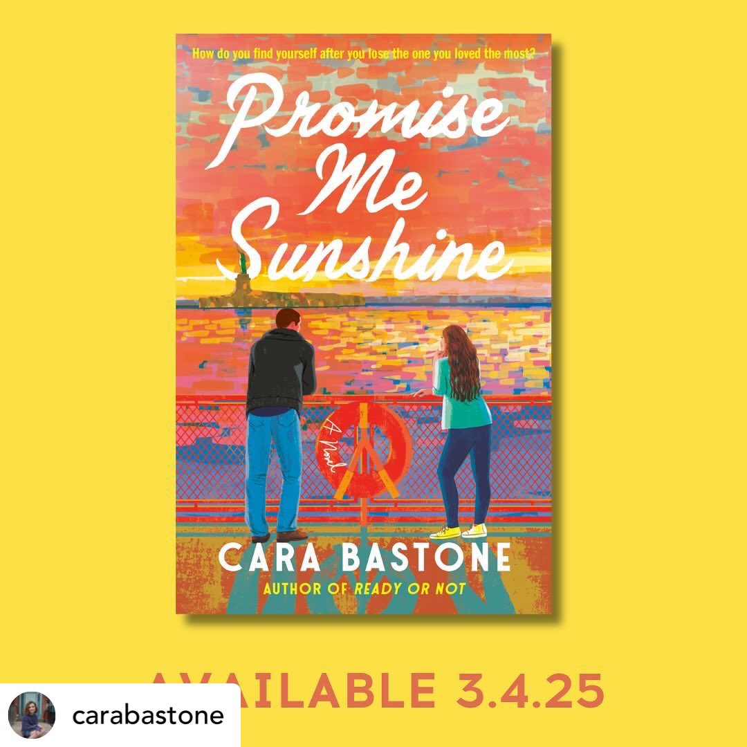 One Track Literary Agency (@onetracklit) on Twitter photo Introducing PROMISE ME SUNSHINE!
It’s another stunner of a cover for <a href="/CaraBastone/">Cara Bastone</a>. This heartfelt exploration of working through grief while love blossoms is the perfect follow-up to READY OR NOT. Coming 3.4.25! Introducing PROMISE ME SUNSHINE!
It’s another stunner of a cover for <a href="/CaraBastone/">Cara Bastone</a>. This heartfelt exploration of working through grief while love blossoms is the perfect follow-up to READY OR NOT. Coming 3.4.25!