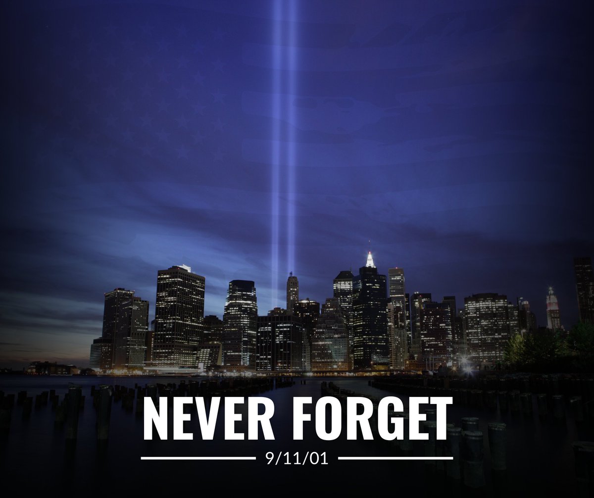 Today, we honor the memory of those we lost on September 11, 2001. We remember the courage of the first responders, the resilience of survivors, and the strength of a nation that came together in the face of tragedy.