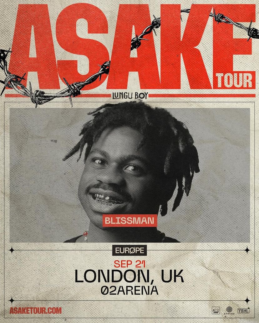 ybnl2012's tweet photo. ASAKE live at the O2 tonight 
🏟️ : 20,000 CAP
Door Opens by 6:30PM
Asake’s Stage Time, 8:00PM 

𝒑𝒍𝒆𝒂𝒔𝒆 𝒅𝒐 𝒏𝒐𝒕 𝒂𝒕𝒕𝒆𝒏𝒅 𝒕𝒉𝒆 𝒄𝒐𝒏𝒄𝒆𝒓𝒕 𝒊𝒇 𝒚𝒐𝒖 𝒉𝒂𝒗𝒆𝒏’𝒕 𝒑𝒖𝒓𝒄𝒉𝒂𝒔𝒆𝒅 𝒕𝒊𝒄𝒌𝒆𝒕𝒔. 

#AsakeatO2 #Asake #YBNL https://t.co/WZyC9wUWFk
