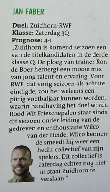 COMPETITIESTART! 🔥 

In een voorbereiding, waarin er hard gewerkt is aan speelwijze en fitheid, met daarbij wisselende resultaten, mogen we vandaag voor het ‘echie’. 

Ondanks de attente woorden van @trainerjanfaber willen we vandaag al te graag zijn tegendeel bewijzen😉⚪️🔴