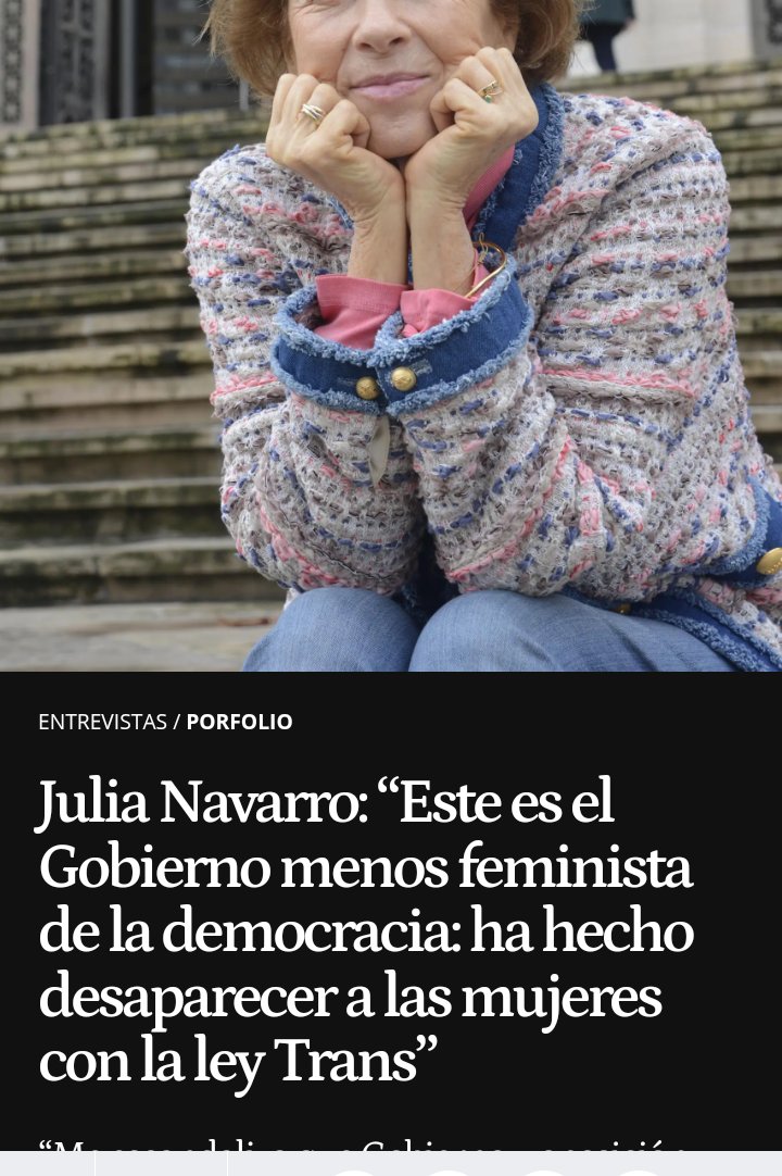 Este Gobierno ha borrado a las mujeres y ha puesto en peligro a los menores.

Legislar no puede permitir que se niegue la condición biologica de la mujer.

Un registro público no puede reconocer que un hombre es una mujer.

No se puede atentar contra la libertad de expresión.