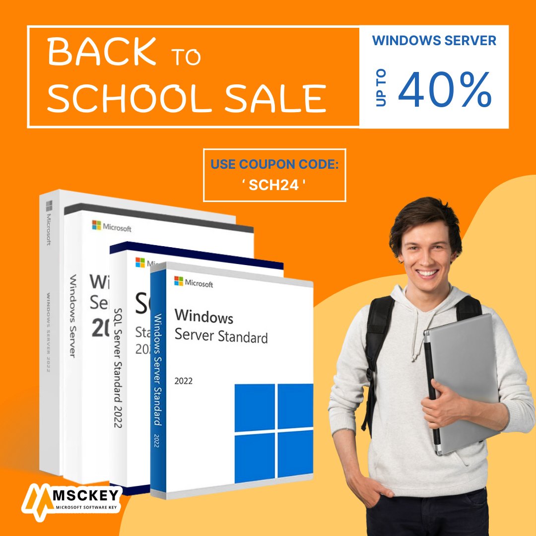 🎉 Save 40% on all Windows Servers! Whether you need Standard, Datacenter, or Essentials, we've got you covered:
Windows Server 2022
Windows Server 2019
Windows Server 2016

- msckey.com/product-catego…

#ITSavings #WindowsServer #HamsterKombat