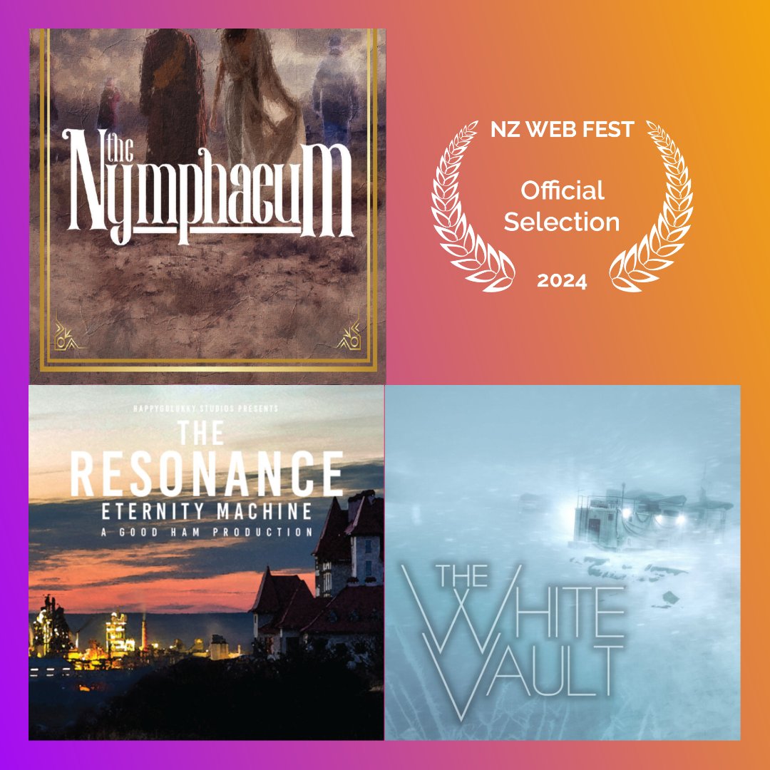 NZ Web Fest (@nzwebfest) on Twitter photo Here are our selections for the last - and largest - of our #podcast line-ups β¦ Fiction Series (11 of 13)
The Nymphaeum from <a href="/KierZh/">KIERZ LINDA HANEY</a>
The Resonance from <a href="/goodhamprod/">Good Ham Productions | West - π</a>
The White Vault: Goshawk from <a href="/whitevault/">The White Vault β’ Indie Horror Podcast</a>
β€πππβ€
#audiofictionworldcup #webfest Here are our selections for the last - and largest - of our #podcast line-ups β¦ Fiction Series (11 of 13)
The Nymphaeum from <a href="/KierZh/">KIERZ LINDA HANEY</a>
The Resonance from <a href="/goodhamprod/">Good Ham Productions | West - π</a>
The White Vault: Goshawk from <a href="/whitevault/">The White Vault β’ Indie Horror Podcast</a>
β€πππβ€
#audiofictionworldcup #webfest