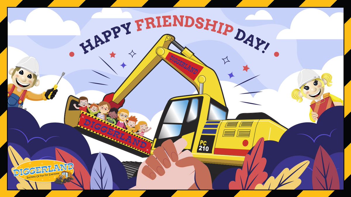 Diggerland_UK's tweet image. 💕 Love, laughter, and thrills await this Love & Friendship Day at Diggerland! Bring your friends and family for a day of fun rides and lasting memories! 🚧 #LoveandFriendshipDay