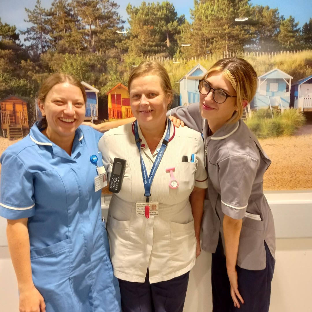Good luck to our Older People’s Medicine team who are setting off on a 26 mile walk today to raise funds for our N&amp;N Hospitals Charity dementia-friendly garden appeal.
To sponsor them, visit orlo.uk/rvFew