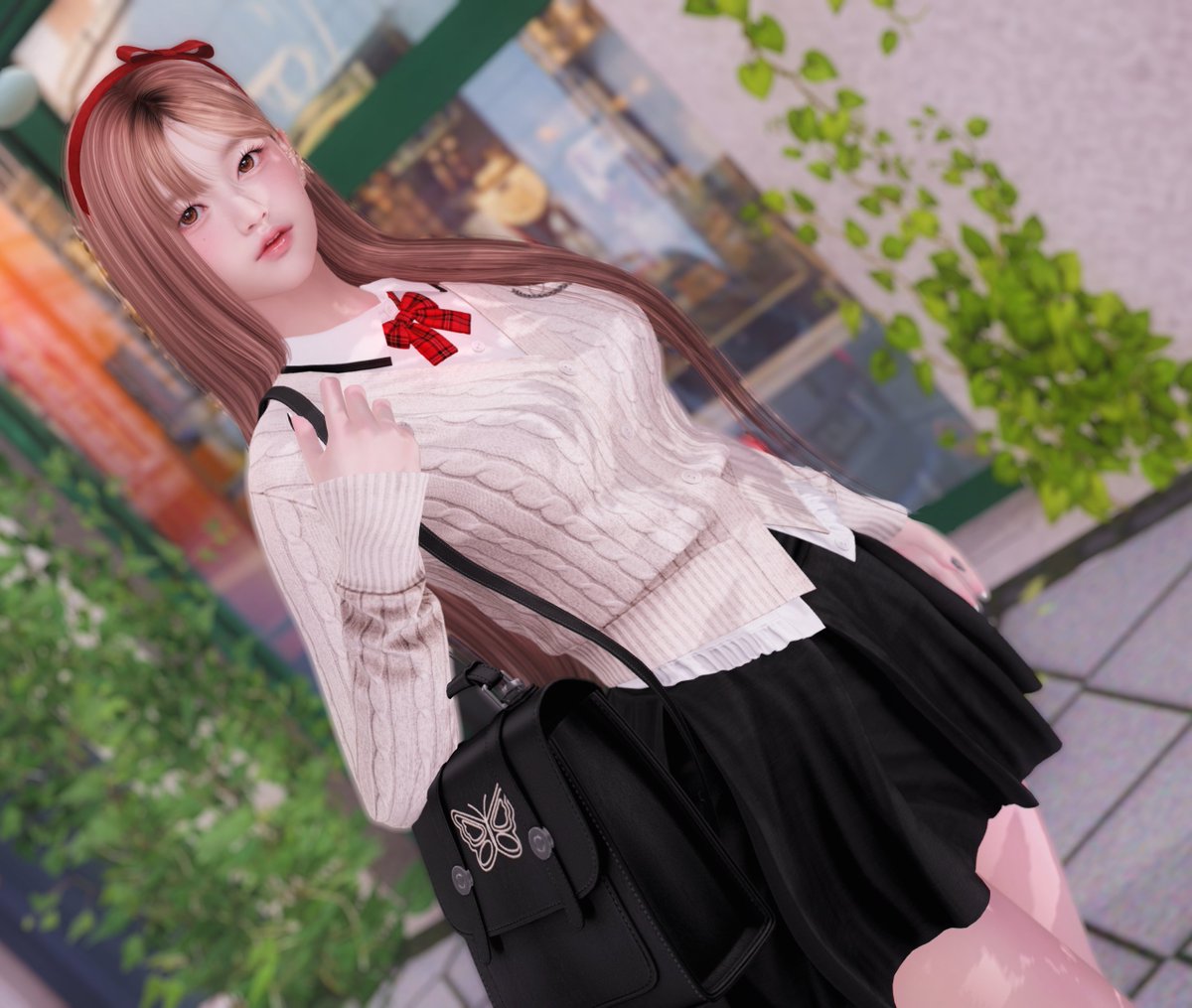 Addamsさんの新作が制服っぽくて可愛かったよ ⸜(◡̈ )⸝♡