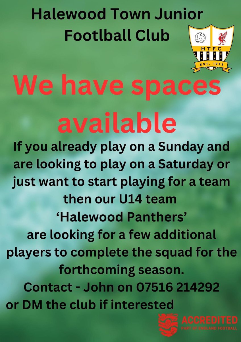 Merseyside Youth Football League ⚽️ tweet media