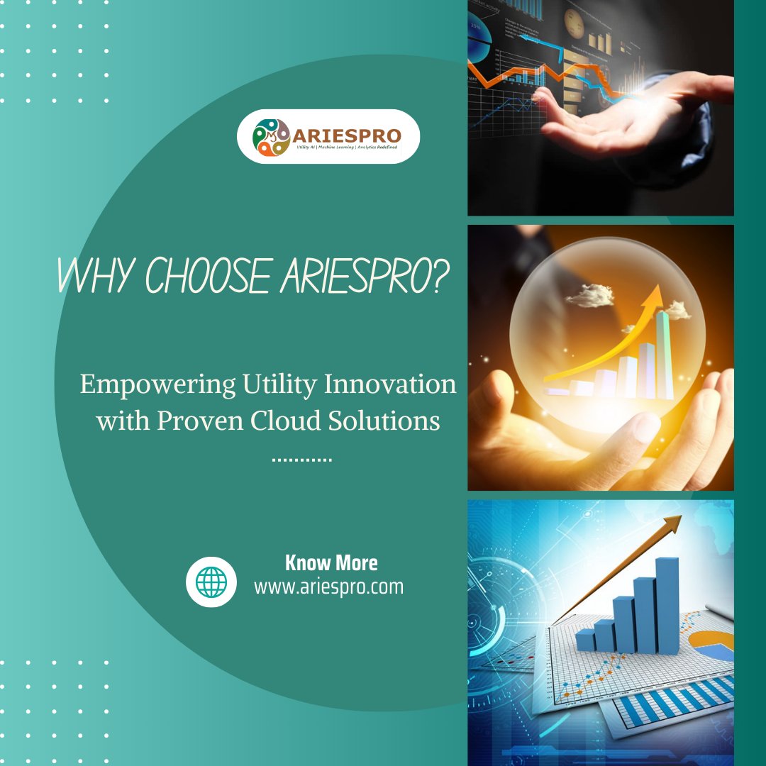 AriesProIT's tweet image. Why choose AriesPro? 📷 We're transforming the utility industry with cutting-edge cloud solutions and reliable data insights.!

Know more : ariespro.com

#AriesPro #UtilityInnovation #CloudSolutions #DataDriven #TechLeadership #FutureOfUtilities #SmartUtilities #energy