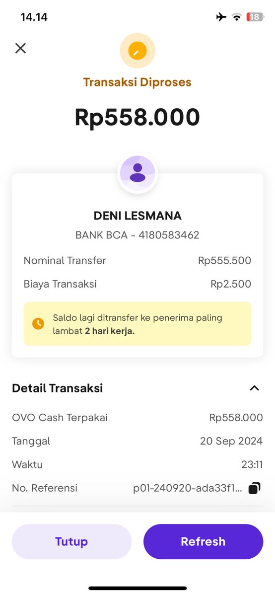 Gilaaak <a href="/ovo_id/">OVO</a> dari semalam gak direspon samsek 

Mohon bantuannya report dr semua korban 

#ovo #bca
