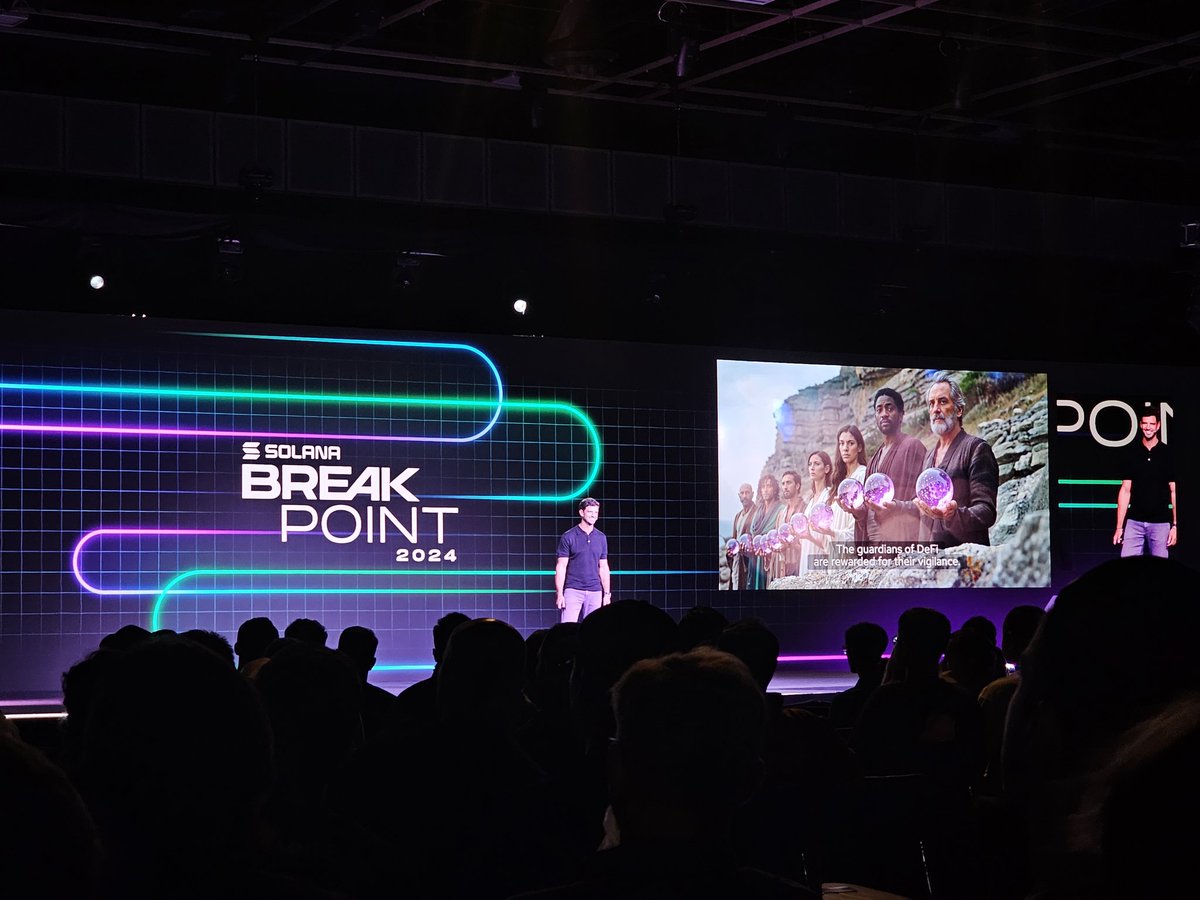 solana's tweet photo. At Breakpoint, @mdomcahill just announced Oracle Integrity Staking (OIS) for @PythNetwork 🔮

OIS aims to create better economic alignment for oracle data publishers.

Result? More reliable data feeds for developers. More 👇 https://t.co/bjH8lMN6Ao