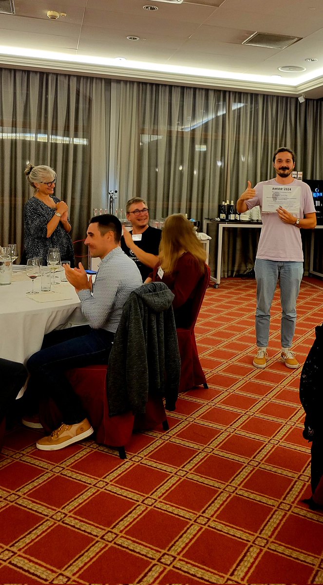 Congrats to <a href="/AgenceRecherche/">ANR - Agence nationale de la recherche</a>  MEET  project Raphaël Martin-Roy (<a href="/cagt/">نعم</a>) who was awarded the Best student presentation prize at the 5th International Symposium on the Advances in Marine Mussel Research in presence of mussel research legends @CRiginos and Nicolas Bierne!