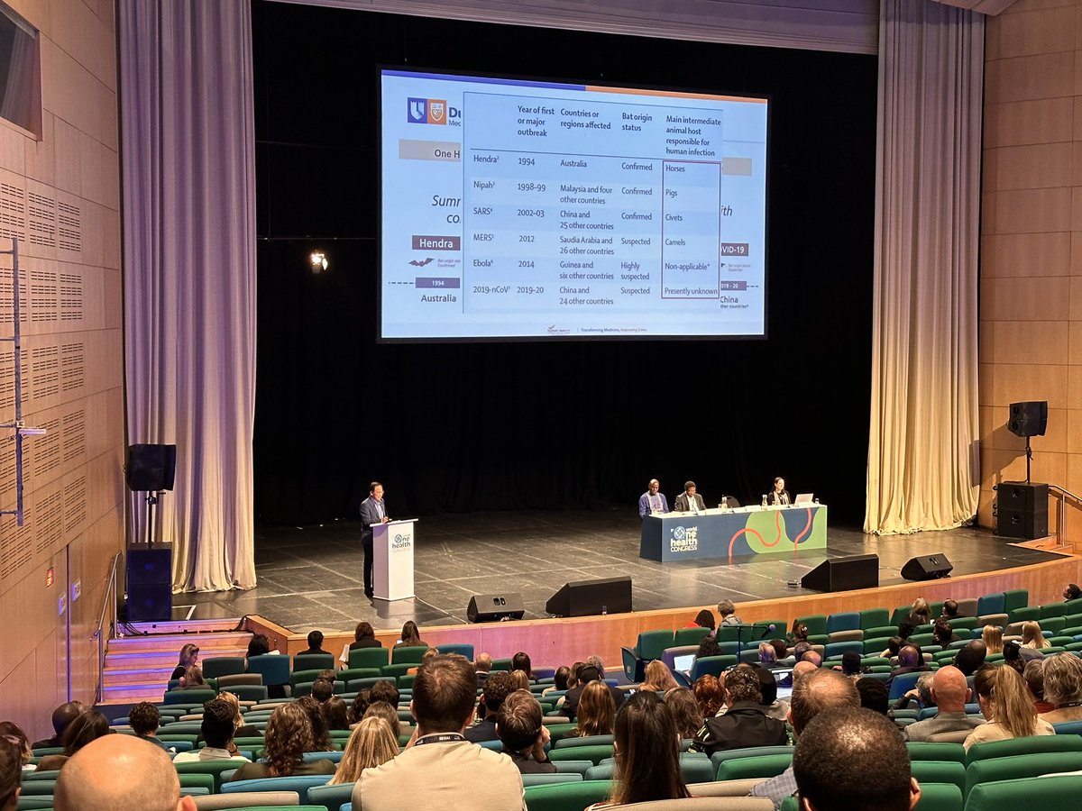 Amanda Berrian, DVM, PhD, MPH, DACVPM (@drdeeda) on Twitter photo Linfa Wang sharing lessons learned from 30 years of studying bats and zoonotic viruses <a href="/WOHCongress/">World One Health Congress</a> Bats are designed to be anti-disease through their metabolism and inflammatory mechanisms #WOHC2024 Linfa Wang sharing lessons learned from 30 years of studying bats and zoonotic viruses <a href="/WOHCongress/">World One Health Congress</a> Bats are designed to be anti-disease through their metabolism and inflammatory mechanisms #WOHC2024