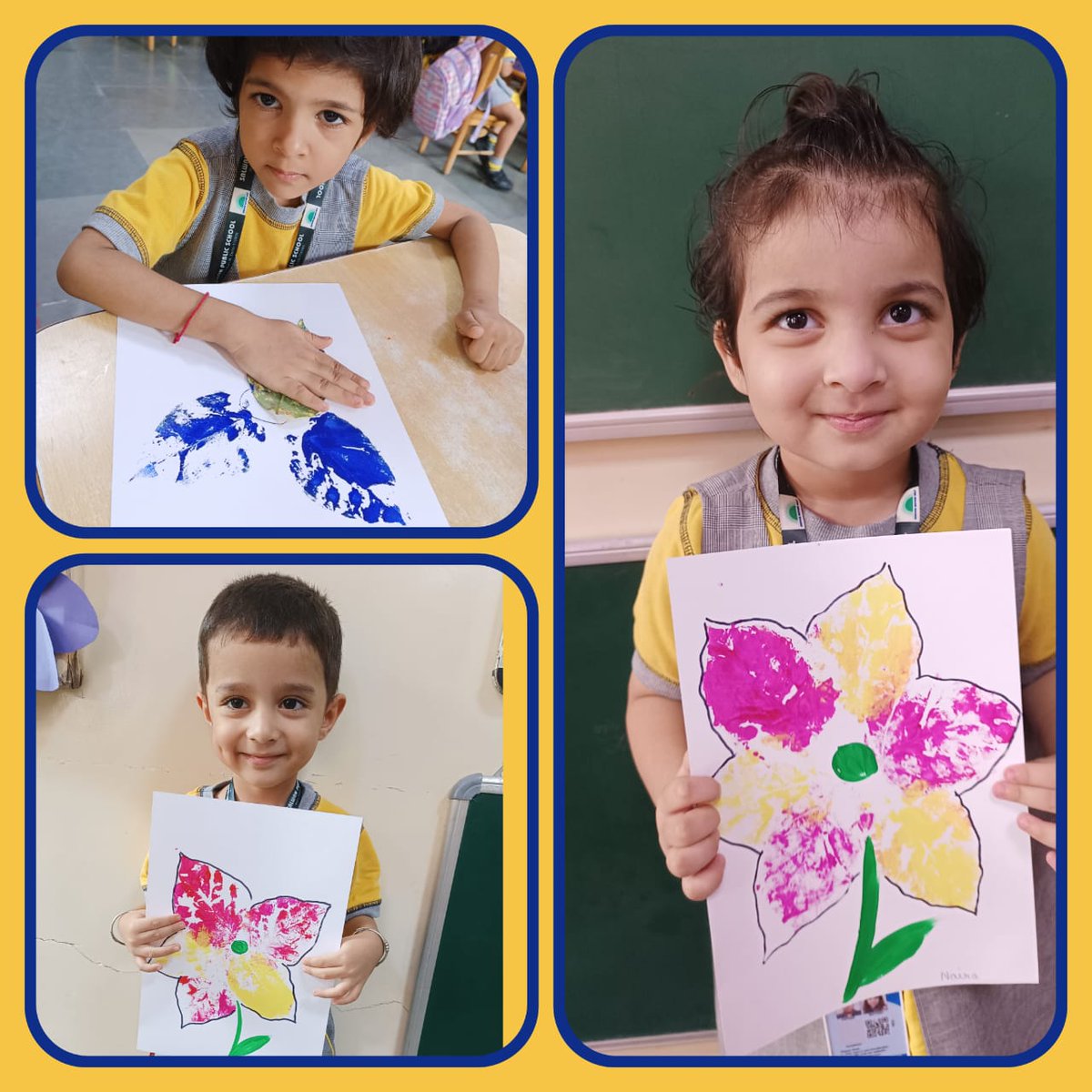 SpsMayurVihar's tweet image. Leafy wonders: Little hands, big creativity!       #ECD #FunWithLearning #SalwanPublicSchool #MayurVihar #LearningEngagements #ExploringWithLittleOnes #InspiringKids #GrowingTogether #CreativeKids #JoyfulLearning #LeafPrinting