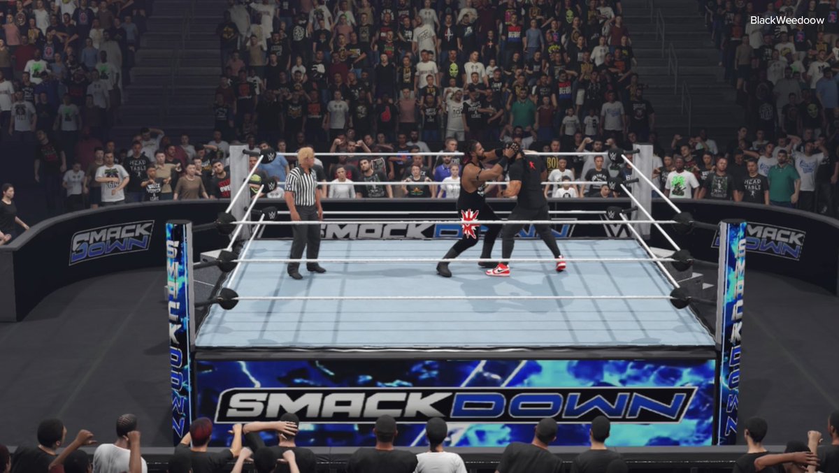 BliziTV's tweet photo. 🚨 NEW UPLOAD ON #WWE2K24 COMMUNITY CREATIONS ! 

✭ NEW UPDATED #Smackdown Arena on @USANetwork with LED (MOST ACCURATE)

➡️ Available in « Show » &amp; « Arena » sections ! 

🔎 Search Tags : BliziTV - Smackdown - sd25 

ENJOY IT ‼️

#Smackdown #WWERaw #WWENXT  #WWEBadBlood #WWE https://t.co/fz8V2atYGx