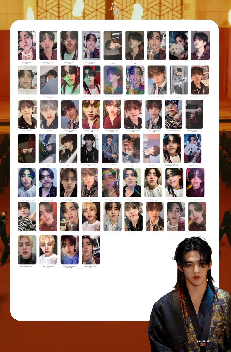 Seventeen FML extra cards FML Scoups Joshua Seungkwan Dino template