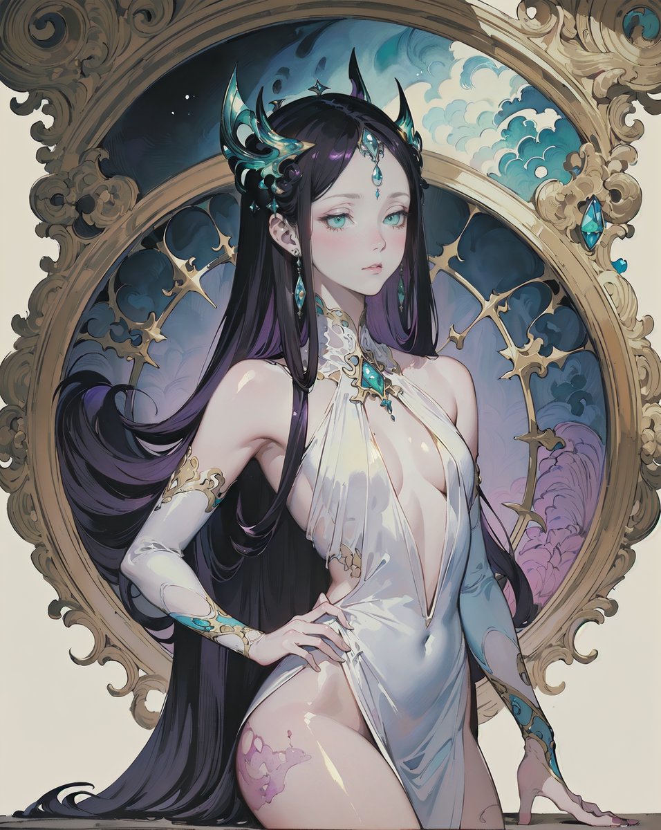 hikouki1117's tweet photo. 【Bad Bad Baroque Ⅸ Cursed Gem】-1
Cursed Gem / 詛咒寶石
看來詛咒蠻深的
很多妹子臉色變得鐵青
FB粉絲專頁 @IOOK
有九月限定下載的粉絲福利2K電腦桌布
歡迎追蹤下載
#StableDiffusion
#Baroqueart
#BadBadBaroque
#CursedGem https://t.co/9bIVeWwkm5
