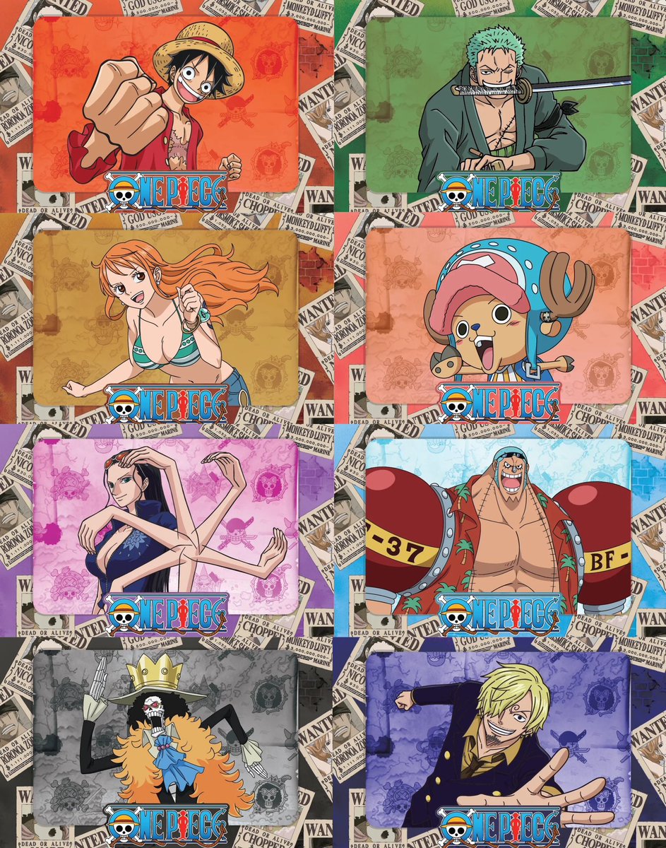 Here's a look at the complete set for Cybercel One Piece Series 1