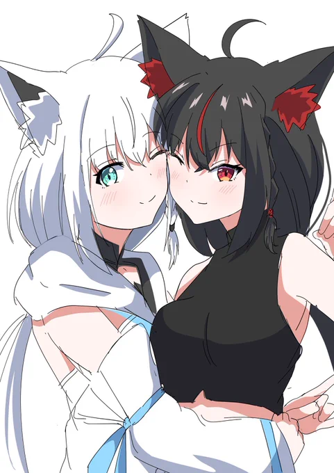 仲良し #絵フブキ 