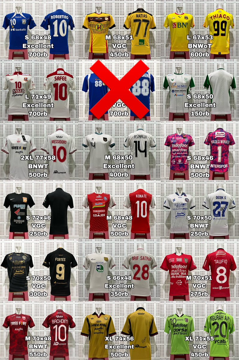 #jersey4sale BUY 2 FREE 1 JERSEY PERSIB/PSMS. Size &amp; harga tertera. WA: 081218129440. thx

<a href="/jerseysneil/">#lelangsneil</a> <a href="/fieldersftbl/">Fielders Football</a> <a href="/futebolre/">Futebol Originale</a> <a href="/Reds_Flare/">RedsFlare</a> <a href="/equilibrium_46/">Authentic Corner</a> <a href="/BaliFootballShp/">Football in Paradise</a> <a href="/RCJerseyOri/">#RCJerseyOri Football Shop</a> #JerseyLigina <a href="/Jerseyforum/">The OG Indonesian Blokecore</a>