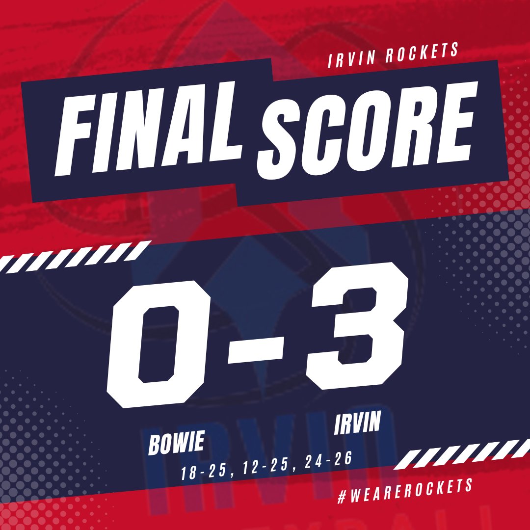 Your Rockets swept the Bears! 🏐🚀

#WeAreRockets