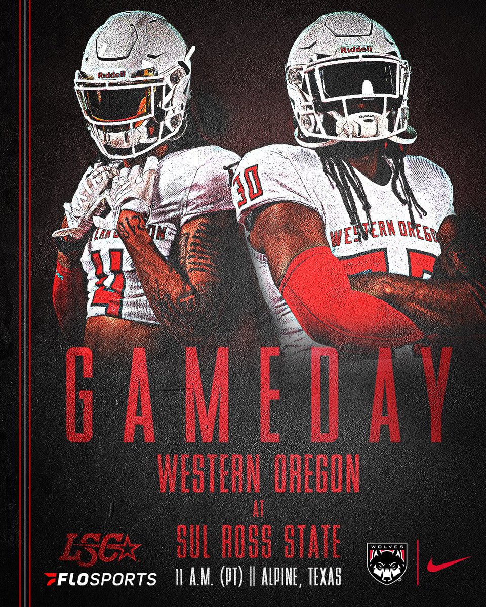 It's conference time!

The Wolves open up Lone Star Conference action in Alpine, Texas, as Western Oregon takes on Sul Ross State.

📺flofootball.com/live/128085
📊stats.statbroadcast.com/broadcast/?id=…