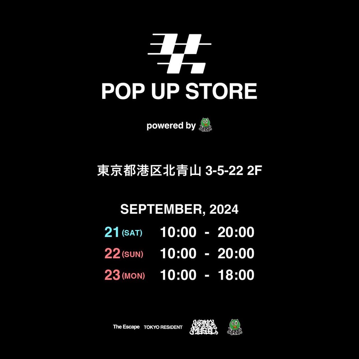 yonakajp's tweet photo. 今日から3日間YONAKA POP STORE 🎉
MADEINさんにTGCで着ていただいた新作アイテム展示、そしてYONAKAアイテム多数販売します🎉

本日は、ディレクター川後陽菜の来店イベントもありますので是非お越しください✨

📍北青山3-5-22 (表参道駅すぐ) https://t.co/7rfnmGkyYj