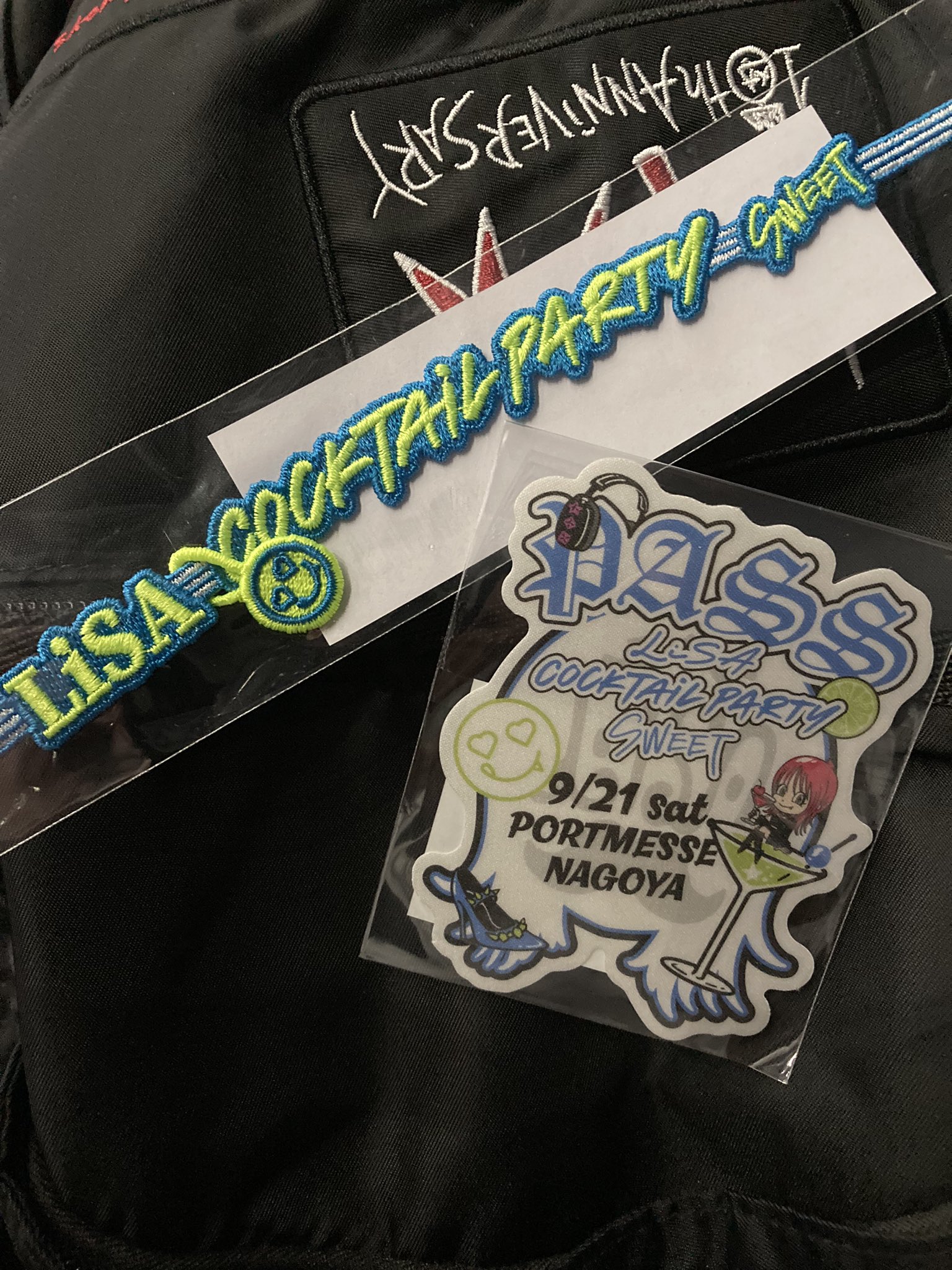 LiSA カクテルパーティ　会場限定パスステッカー　コンプリートセット LiSA カクテルパーティ 会場限定パスステッカー コンプリート