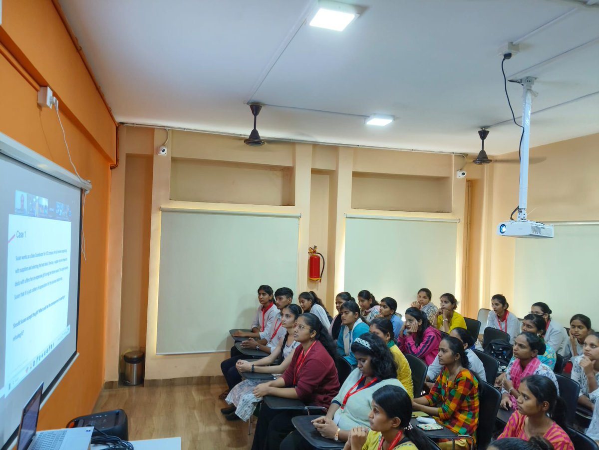 techmahindracsr's tweet photo. Mr Rohit Anand, Chief Financial Officer of Tech Mahindra joined the students of Tech Mahindra Foundation's (TMF) SMART Pune program for the #ConnectForGood TMF mentoring series for an engaging talk on “Ethics in Business.”
The session was lively and interactive, sparking great conversations on how strong ethics drive corporate success and sustainability for the long haul.
@tech_mahindra
#TogetherWeRise #ConnectForGood #EthicsInBusiness #TMF #CorporateSustainability #MentoringSeries #ImpactfulLeadership #SpeedAtScale