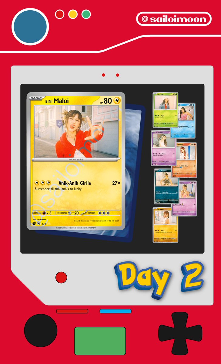 sailoimoon's tweet photo. 🌸Grand BINIverse Freebies ni @sailoimoon🌸

📆Nov 16 &amp; 17, 2024 [Day 1 &amp; Day 2]

~gatcha mechanic hehe (random)
~1:1
~like &amp; rt, mbf (taguan po tau on d-day😃)
~very veryy limited po
~open for trade &amp; donation(? pero dm langg)

#GrandBINIverse #BINI https://t.co/mk6ArcPWgZ
