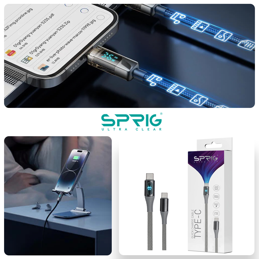 StoreSprig's tweet image. 🔋 Fast. Durable. Reliable. 🔋
Sprig’s data cables are designed for speed and durability. Charge and sync with confidence!
Check it out: sprig.store

#SprigStore #FastDataCable #ChargeWithConfidence