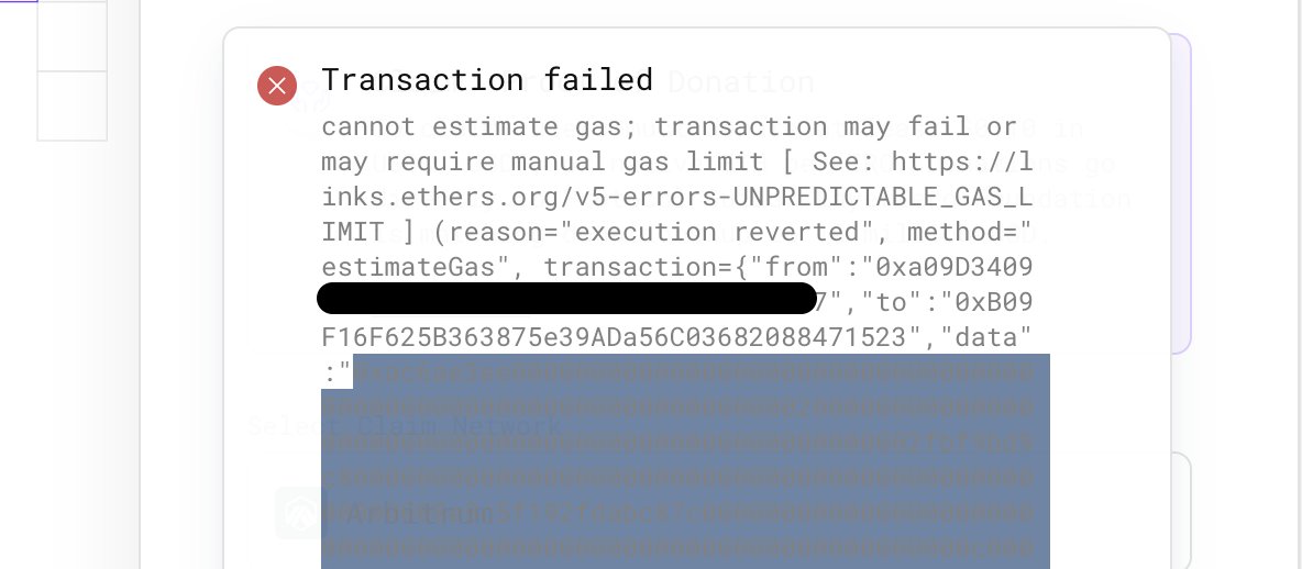 0xZentsu's tweet image. $ZRO 再エアドロ Claimの直コン。
layerzero.foundation/claim/
1. なるべく端数削って多めに入力。
(アセットは前回寄付したやつで固定)
2. エラーのdata部分をコピー。(ダブルクリックで選択できる)
3. Input Data Decoderでデコード。
arbiscan.io/inputdatadecod…
・Contract…