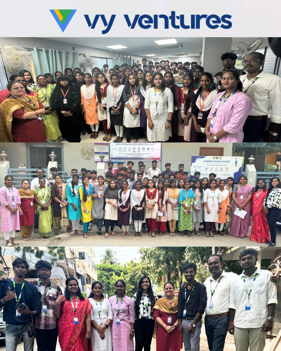 vytcdc's tweet image. Excited to welcome KVC College for an industrial visit at Vyventures! Best of luck, students! 

We&apos;re here to support your career journey. Call: 7338811773, visit: vytcdc.com #vytcdc 

#vytcdc #CareerDevelopment #KVCCollege #Vyventures #FutureLeaders #industrialvisit
