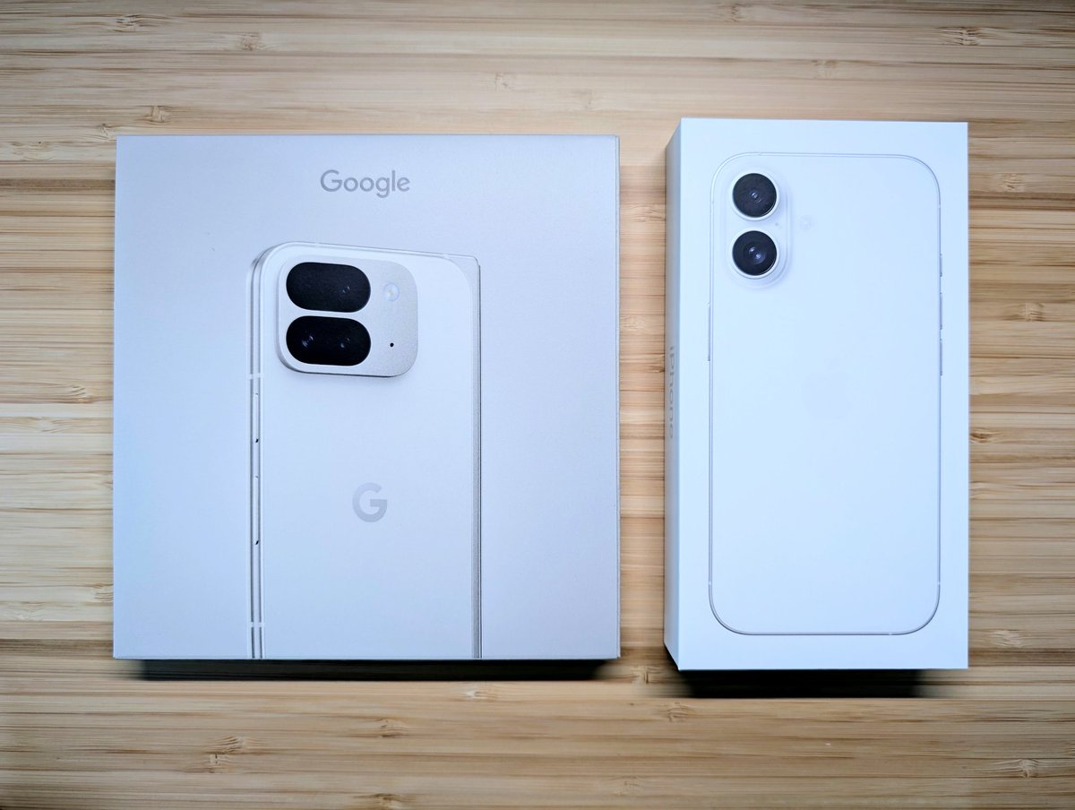 shuichi_aimi's tweet image. セットアップ前に友だちが増えるというのはよくある話
#iPhone16 #Pixel9ProFold