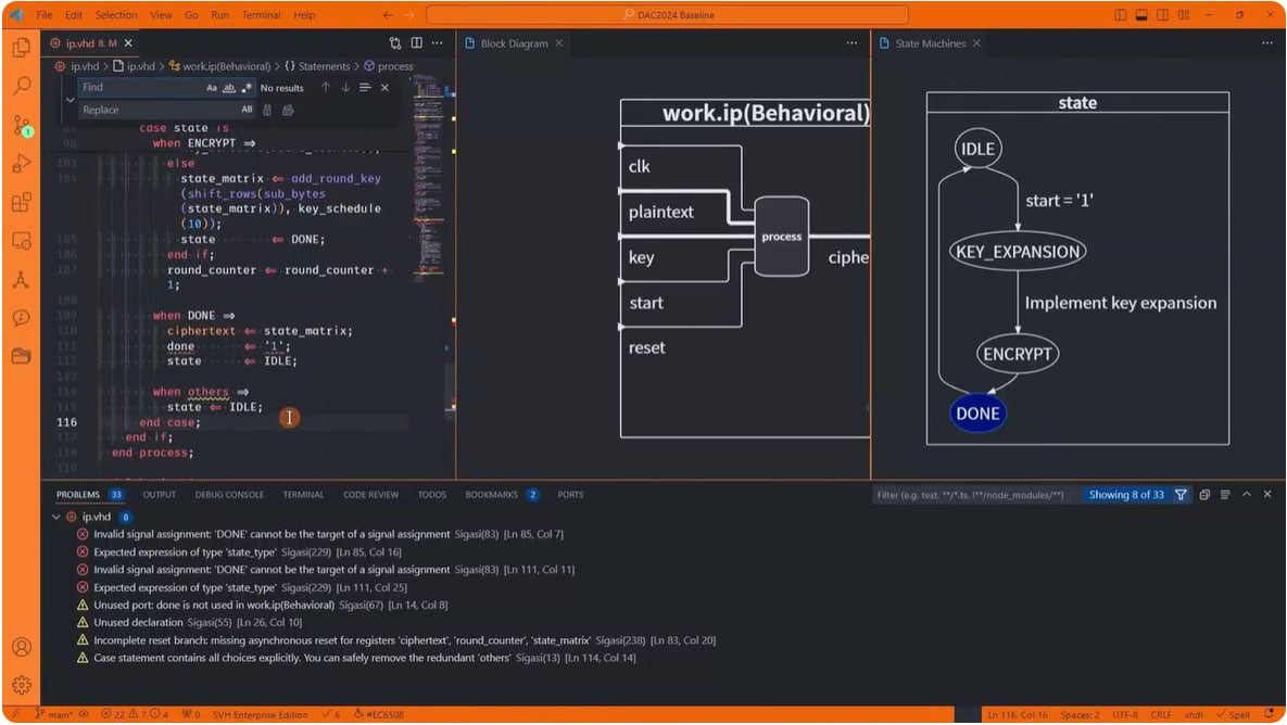 ExpertEda's tweet image. Новое видео на канале Sigasi: Sigasi® Visual HDL™ Creation and Introspection
youtu.be/O6eaxeZNJQI
#VHDL #VHDL2019 #SystemVerilog