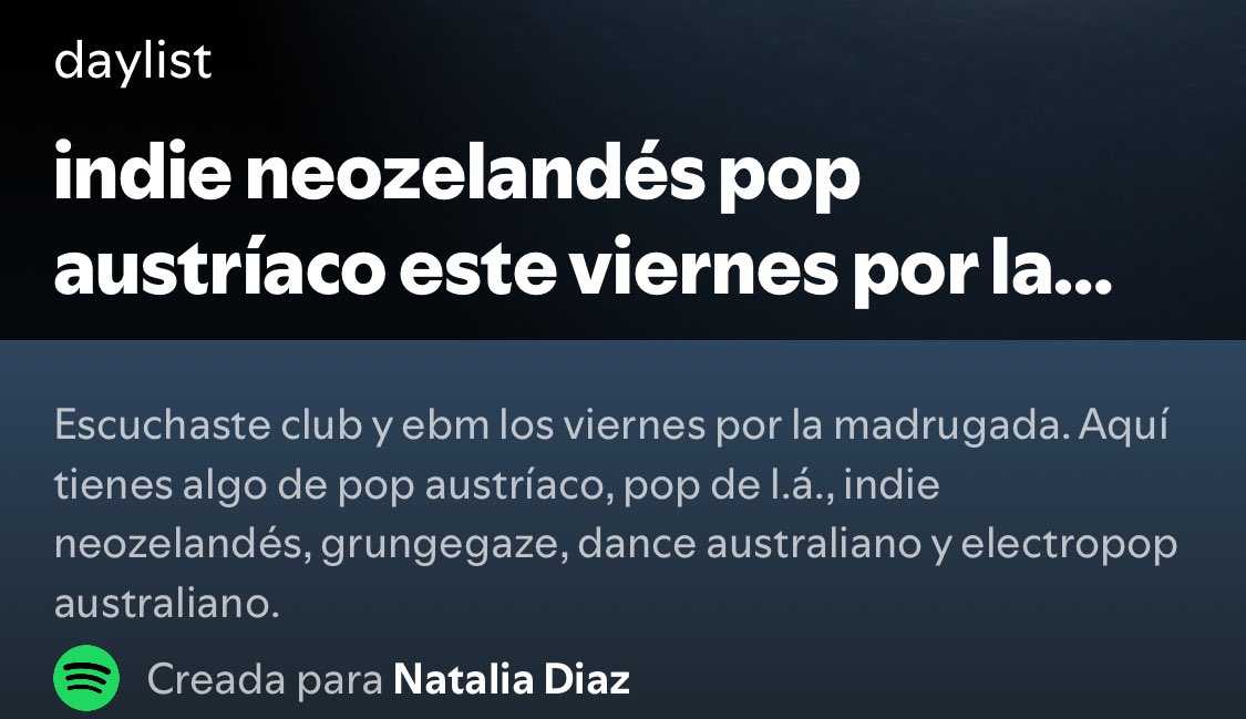 Pérate espotifai, tampoco te pongas tan así 🥴