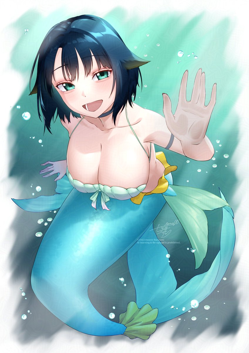 #人魚を見るとストレスが減るらしい 