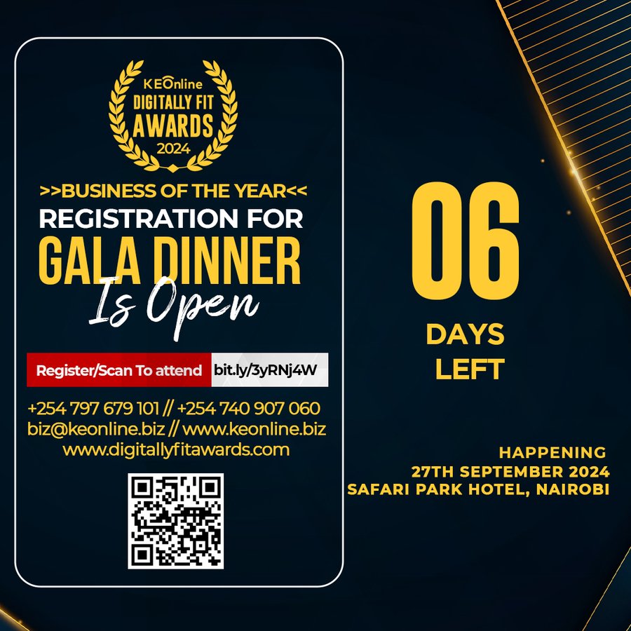 We're more than ready, are you?There are only SIX more days until the Business of the Year #DigitallyFitAwards2024   Register here to attend the event: bit.ly/3yRNj4W