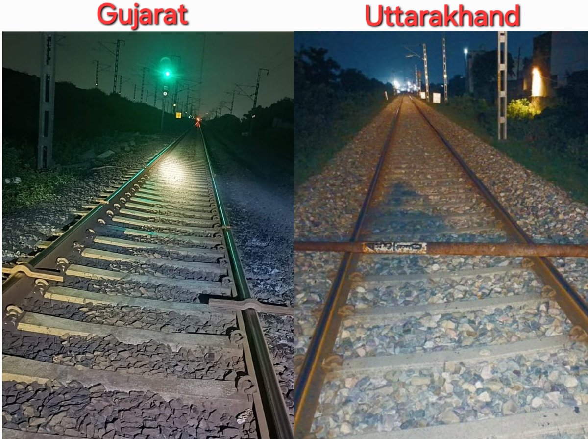 AskAnshul's tweet image. Attempts to derail trains in the last 24 hours:

1) Fishplates and keys were found on railway tracks in Surat, Gujarat.

2) A 6-metre-long Iron pole was found on the railway tracks between Bilaspur road and Rudrapur city in Uttarakhand.