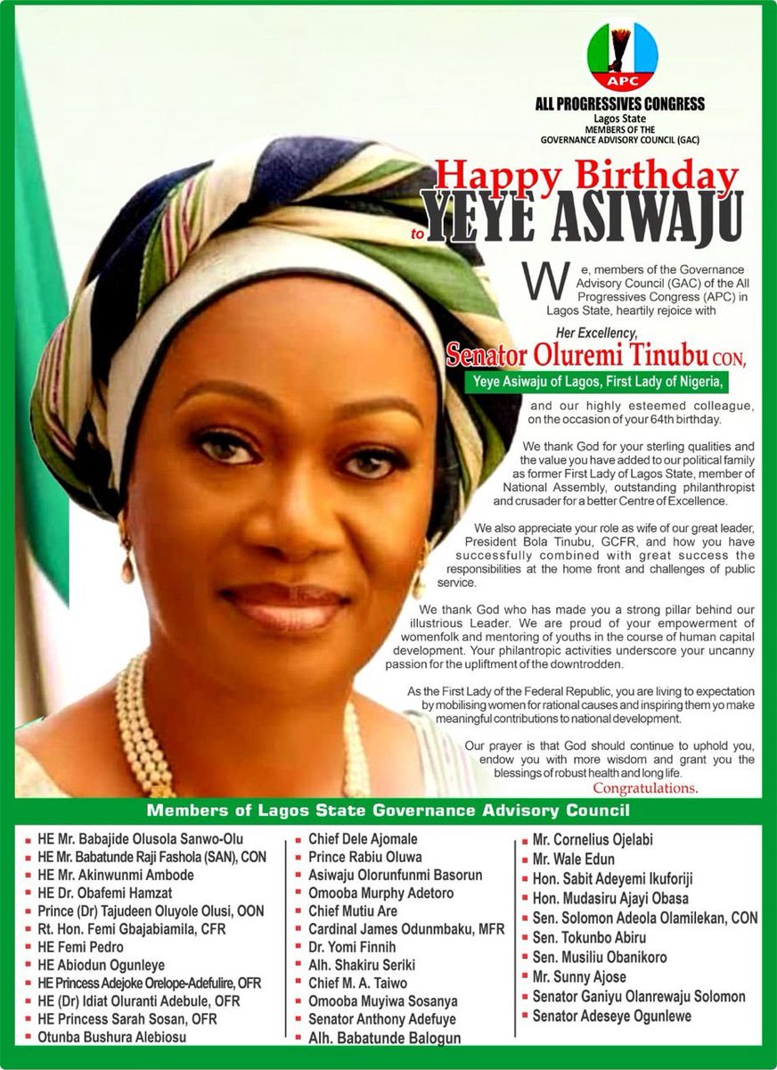 Happy birthday to the Mother of the Nation