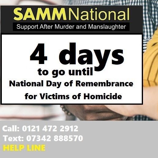 SAMMNational's tweet photo. Please listen to Dave's story and join us on 25th Sept.
Just 4 days to go! Please join us by lighting a candle next Wednesday in memory of all homicide victims @SAMMNational  and post your photo on our account!
https://t.co/cbTN5KHhNA https://t.co/q45FSuTbDk