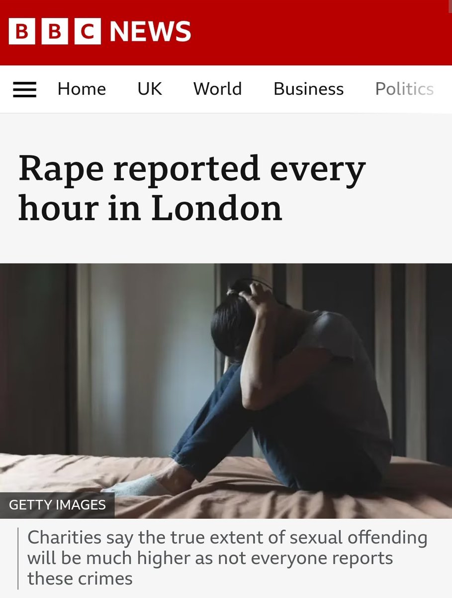 Media outlets have today published that 14 yr-old GIRLS are being raped more than any other age/sex group

Yet BBC fails to mention GIRLS at all and instead opts for an obfuscatory 'children'.

bbc.com/news/articles/…
