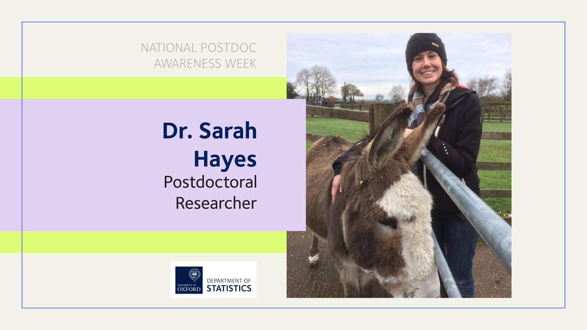 Dr. Sarah Hayes is one of the #postdocs we’re featuring today!
Dr. Hayes research interests lie in applying statistical and epidemiological methods to further our understanding of infectious disease transmission.
Thank you, Dr. Hayes for your work!
#LovePostDocs #NPAW2024