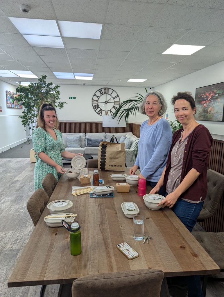 On Tuesday, our Bristol team enjoyed a social lunch together. It was a great way to take a break, catch up, and fuel up for the rest of the day!

#TeamLunch #BristolOffice #StratagemIPM