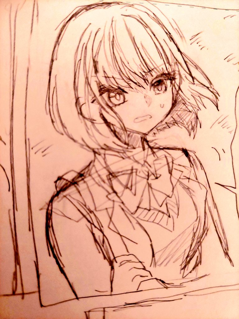miyamiya1646's tweet photo. 私の描くキャラの目にハイライトがある稀有な例 https://t.co/yiUqbzmtD7