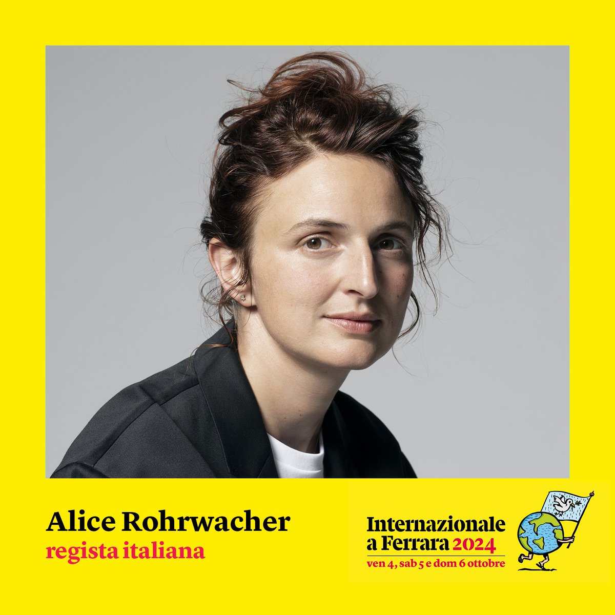 Domenica 6 ottobre torna a Ferrara Alice Rohrwacher, regista e sceneggiatrice italiana. Insieme a Zerocalcare rifletterà sulle contraddizioni e le fratture della nostra società e sul potere salvifico di ironia e poesia nel ricomporre i conflitti di oggi.