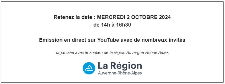 🔊 𝐒𝐀𝐕𝐄 𝐓𝐇𝐄 𝐃𝐀𝐓𝐄 ! 
M𝗲𝗿𝗰𝗿𝗲𝗱𝗶 𝟮/10 𝗱𝗲 𝟭𝟰𝗵 𝗮̀ 𝟭𝟲𝗵𝟯𝟬, avec le soutien de <a href="/auvergnerhalpes/">Auvergne-Rhône-Alpes</a>,  le Centre ReSIS organise 𝗹𝗲𝘀 𝟮𝗲̀𝗺𝗲 𝗔𝘀𝘀𝗶𝘀𝗲𝘀 𝗰𝗼𝗻𝘁𝗿𝗲 𝗹𝗲 𝗵𝗮𝗿𝗰𝗲̀𝗹𝗲𝗺𝗲𝗻𝘁 𝘀𝗰𝗼𝗹𝗮𝗶𝗿𝗲 en direct sur Youtube! Venez nombreux!