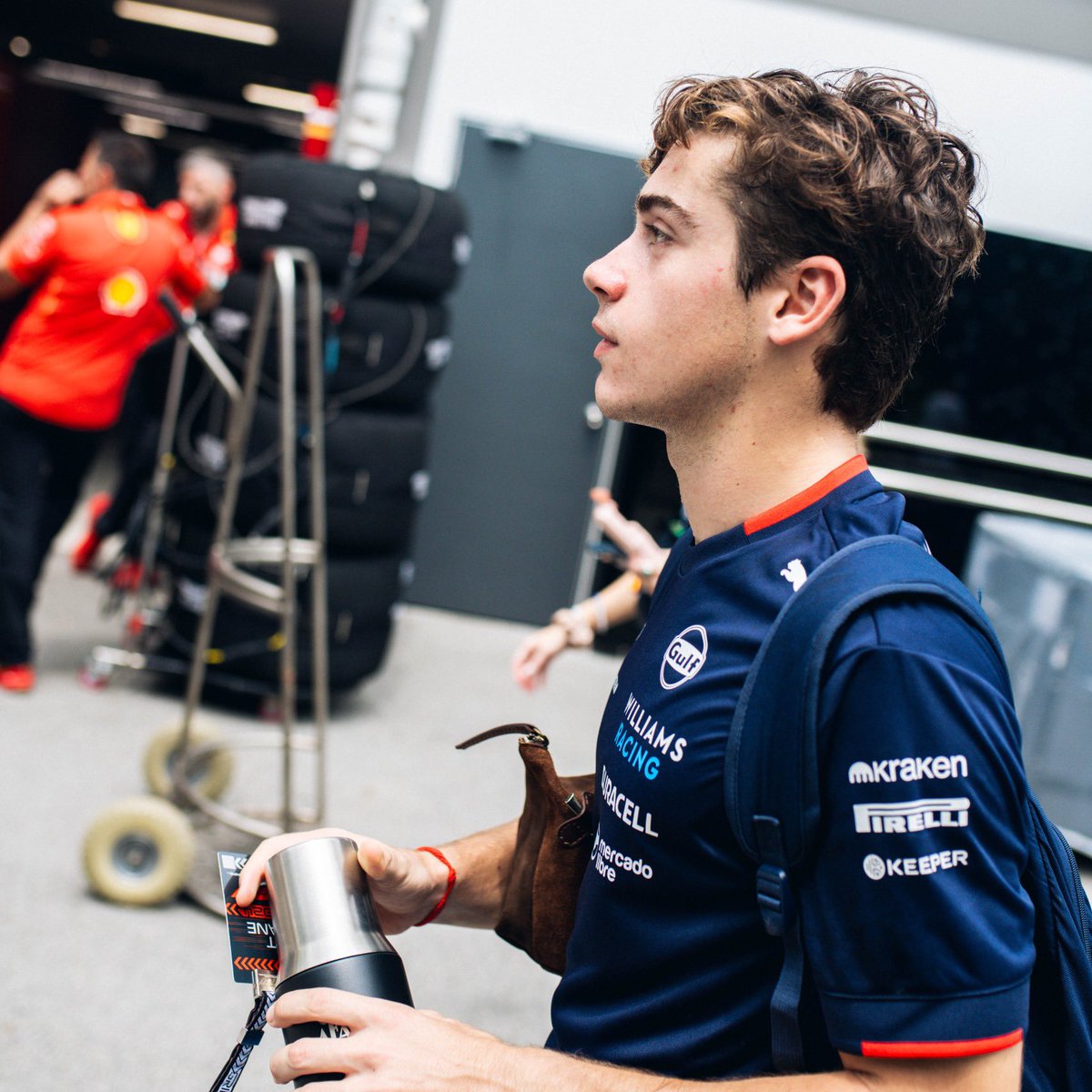 WilliamsF1's tweet photo. It may be hot, but never to hot for Franco and his maté 🧉 https://t.co/BgvCizByFp