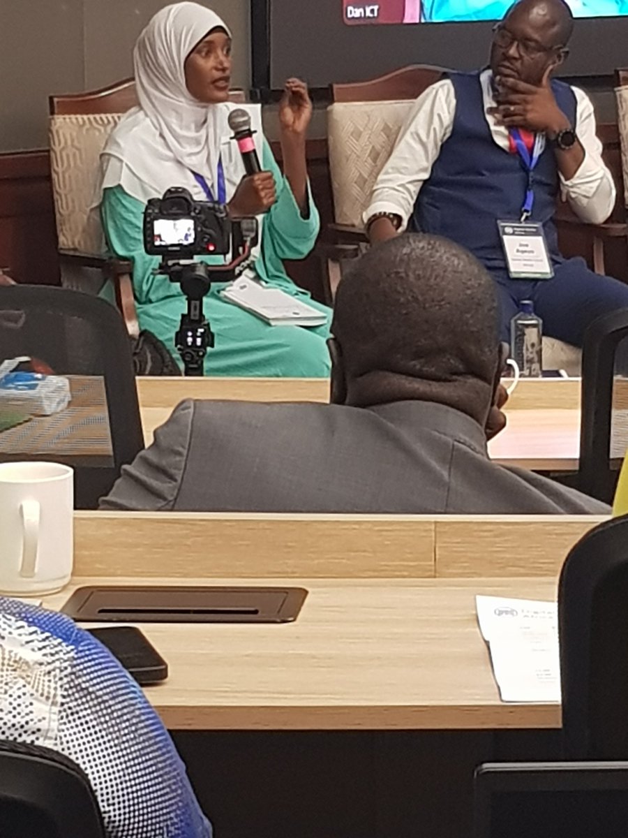Hanifa Adan, journalists and human rights speaks on journalism n activism at Digital Media 2024 #DMAFRICA2024 <a href="/AMWIK/">Association of Media Women in Kenya</a> <a href="/WanifraWIN/">WAN-IFRA WIN</a>