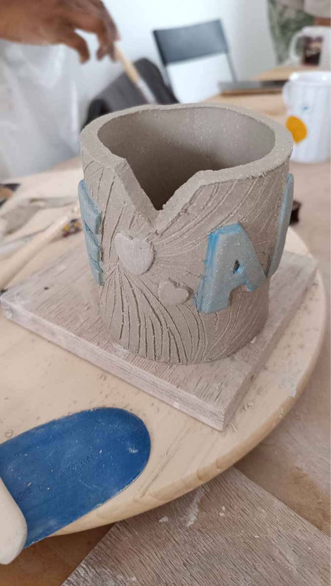 Loved being back working with clay again with this fabulous group. We really did experience the therapeutic &amp; absorbing side of this amazing medium. Thanks to our host <a href="/SPACEstudios/">[    s p a c e    ]</a> and tutor Su #artschoolforthehomeless